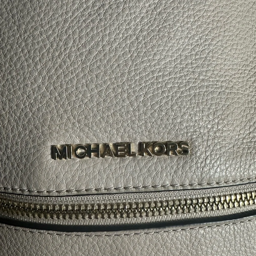 Michael Kors Rhea Pebbled Leather Small Backback